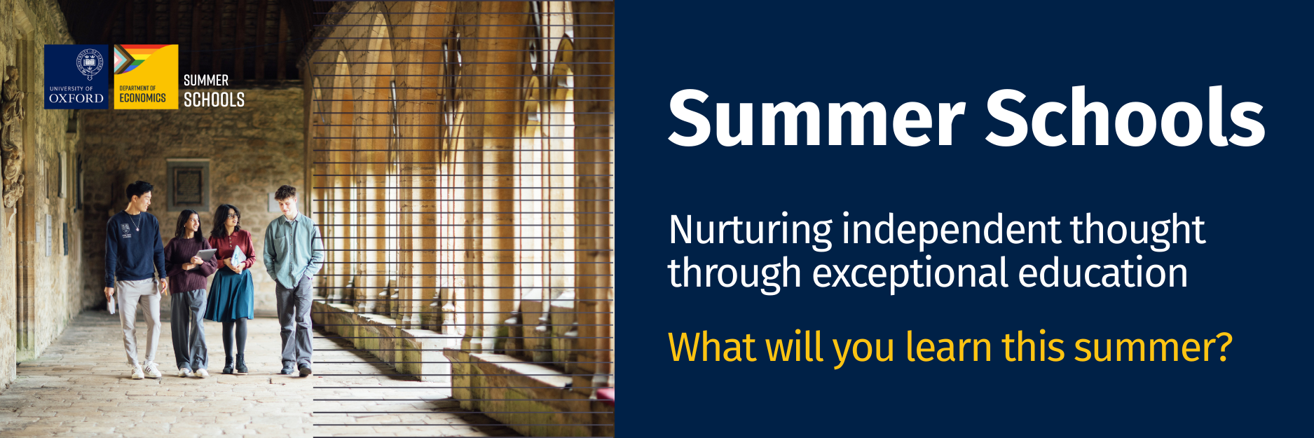 summer schools banner