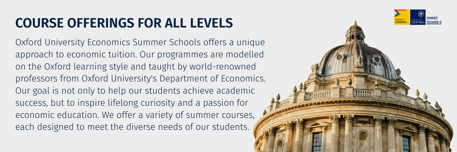 summer schools courses
